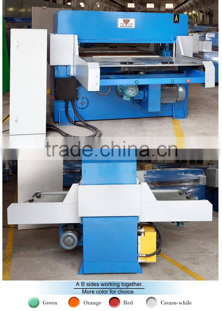 hydraulic automatic pvc sponge flooring press cutting machine