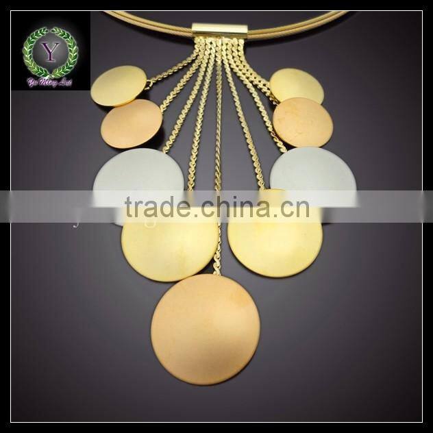 Newest arrived african gold plated jewelry set for woman dress AHK1107
