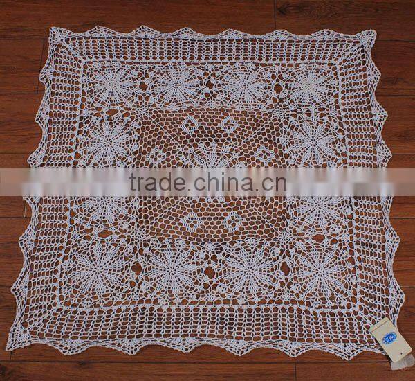 2016 handmade crochet table cloth HOME TEXTILE