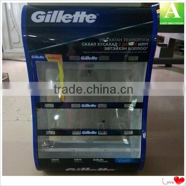 Stand Up Display Stand Plastic Vacuum formed advertising board