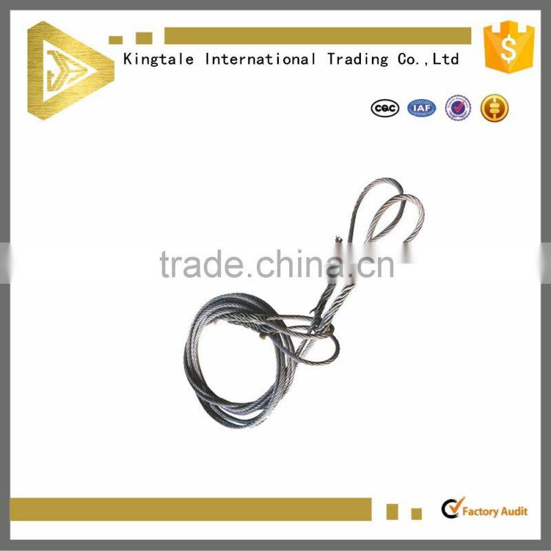 Pressing wire rope sling for crane