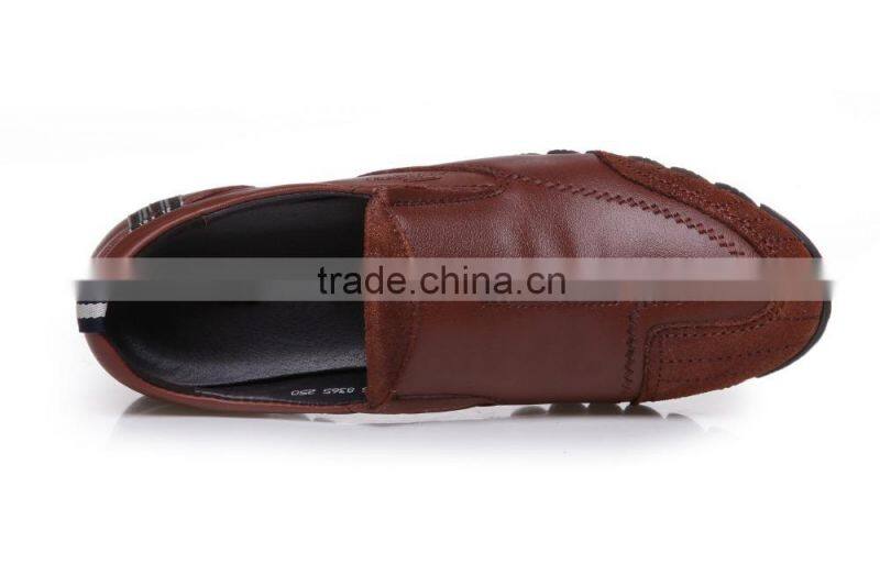 Comfortable Men's Genuine Leather Slip-On Loafers Sports Shoes