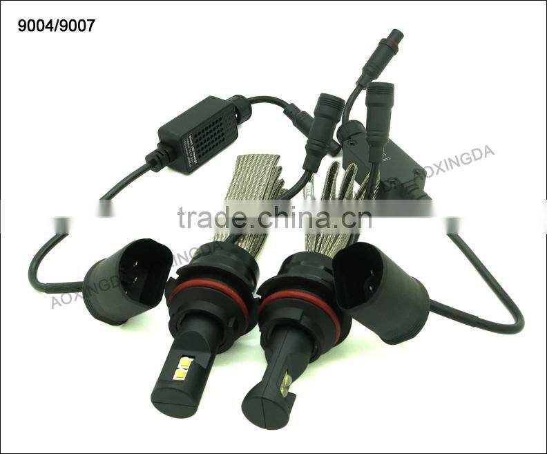 G5 new design Non fan hot-selling 2500LM LED headlight made with CREE XM-L2 chip 9004 9007 Hi/Lo