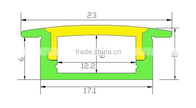 2015 New Hot !!! led aluminum profile/led linear light FOR LED Strips