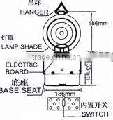 Two batteries Alarm Light