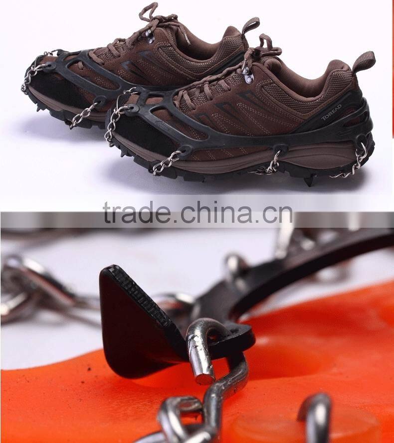 8 teeth claws simple antiskid spike snow crampons ice snow cleats
