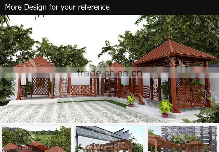 Valenmis Imitation wood aluminum alloy pavilion 2015