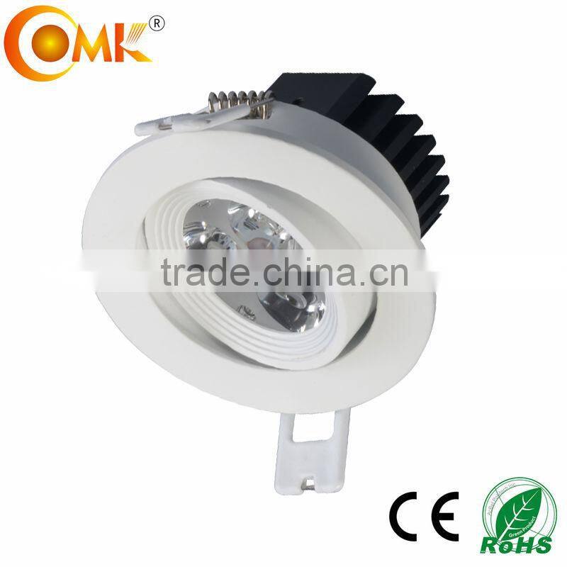 recessed adjustable Downlight Led 9W 220v AC cool white 4000k
