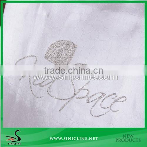Sinicline Factory Design Fashion Silver Logo Shopping Paper Bag