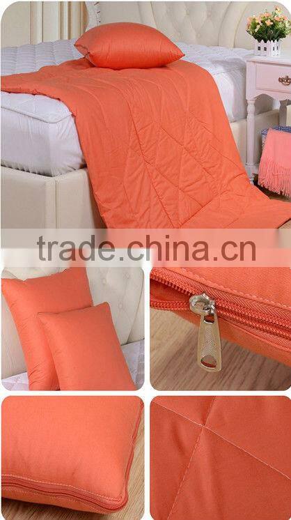folding travel Cushion Blanket