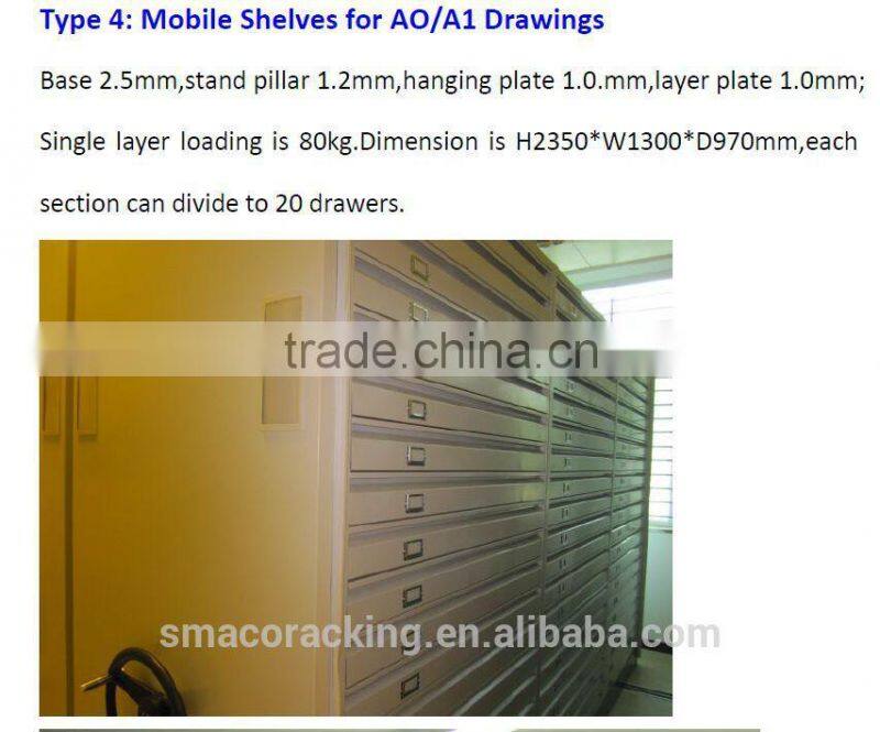 Powered mobile racking