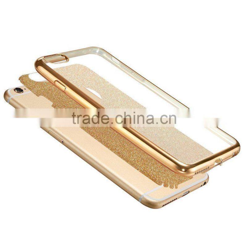 Bling Silicone Glitter Shock Proof TPU Phone Case Cover For Apple iPhone & Samsung