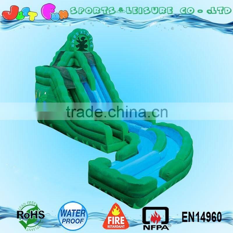 new-designed dual porpuse wet and dry inflatable slide for adults and kids for sale