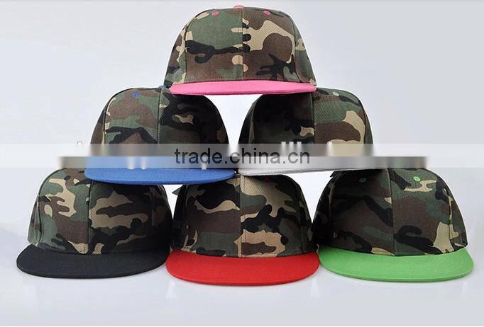 High Quality Camoflage Custom Baseball Cap/Top Quality Camo Sports Cap