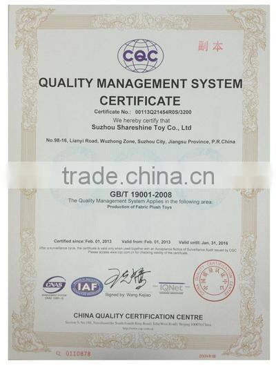 toy wholesale,plush stuffed toy pass ASTM,BSCI,EN71