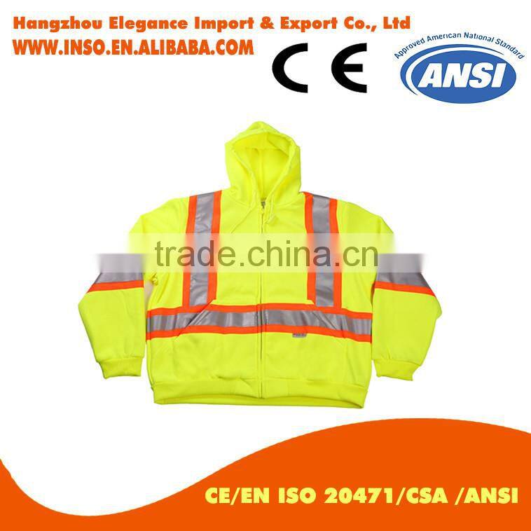 high visibility pink safety jacket 3m reflective safety jacket hi vis hoodie