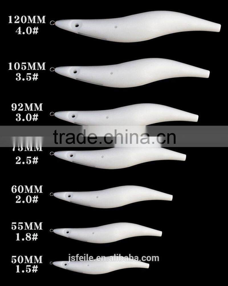 Transparent body purple back 3.0 squid jig