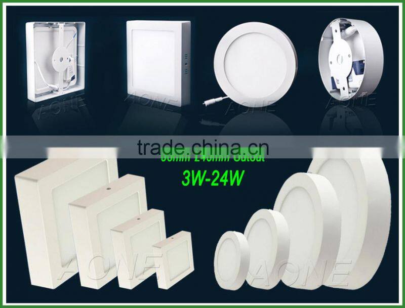 Newest Super Thin LED Panel Light Aluminum + PC Eyeshield 80Ra 3w to 120 watt AC85 - 265V LED Project Downlight SAA CE RoHs