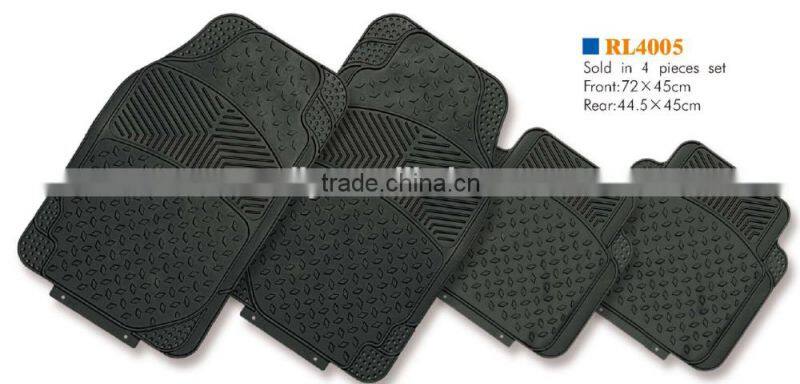 Hot sale guangzhou eco friendly universal pvc car mats sets