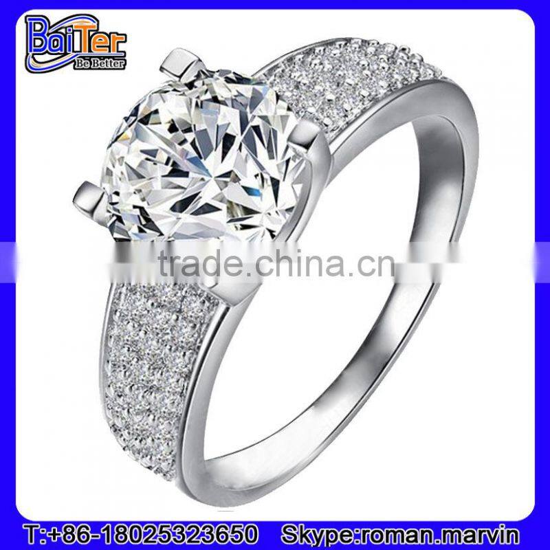 High Polished Stainless Steel Gold Enamel Ring With The Enamel