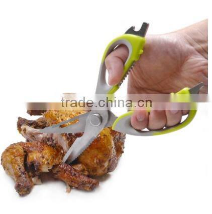 stainless steel kitchen Scissors with sheath and with magnet