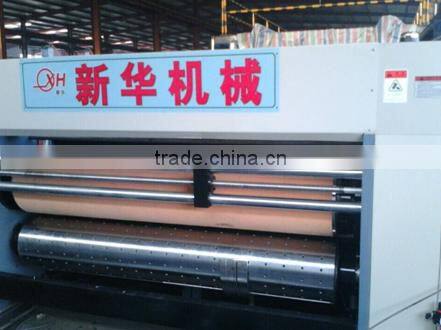 High speed corrugated cardboard multi colours printing die cutting machine Automatic corrugated carton box making machinery