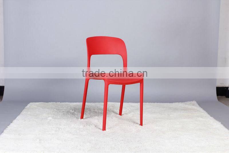 new design padded stackable bright colored outdoor plastic chairs
