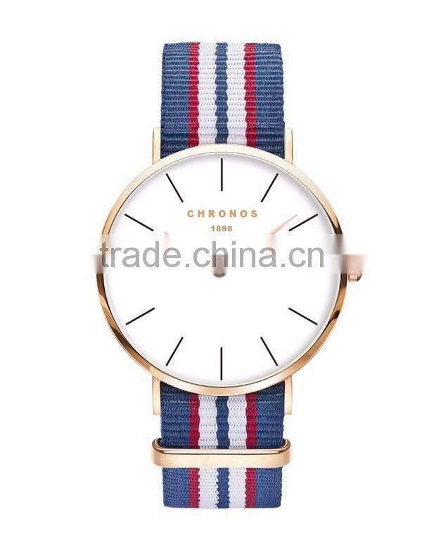 High Quality Brand Luxury New Brand Customized watches Men Women watches with your own logo for leather /Nylon Quartz Clock