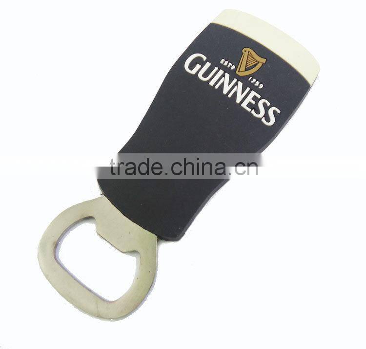 High Quality Promotion Custom Soft PVC Wine Bottle Opener