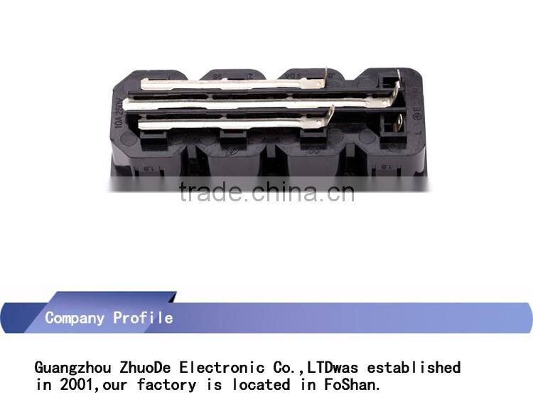 Quatra gangs socket outlet