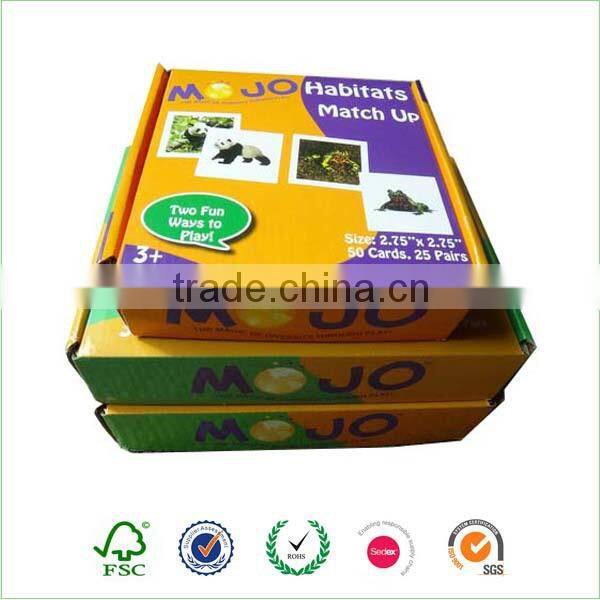 Wholesale kids paper memory game card