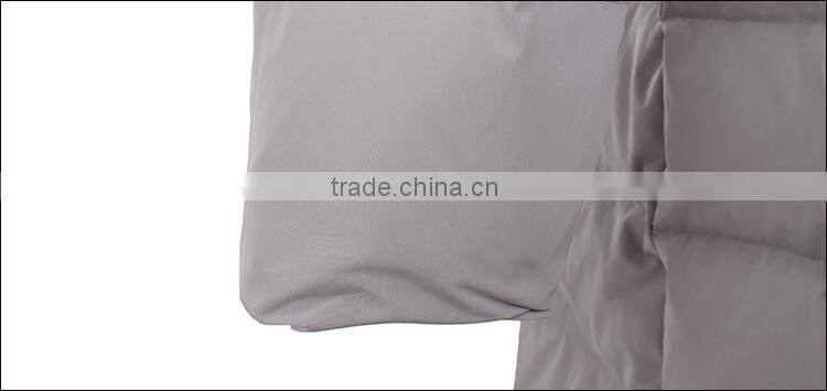 european style lady fashion real fur winter down jacket manufacture LK15031