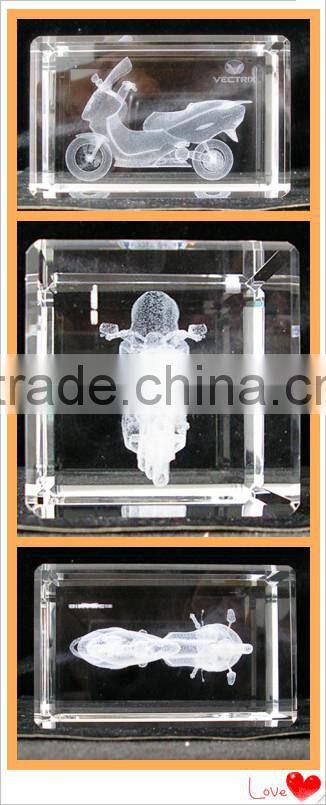 Bestseller customized engraving k9 crystal photo gift on sale