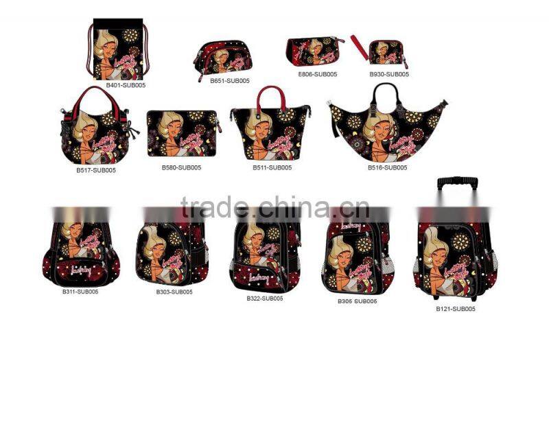 two double zipper pencil case with compartment