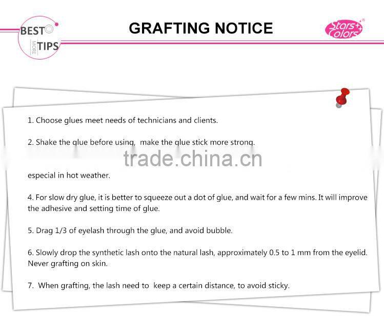 Hand-made pre-made 10D high quality silk flare eyelash extension lash black color