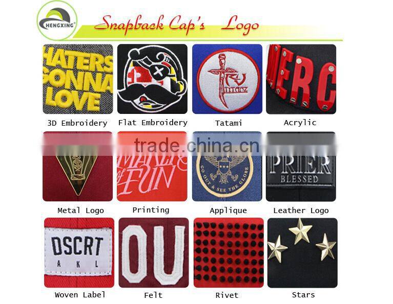 fashion custom plain hip hop cap