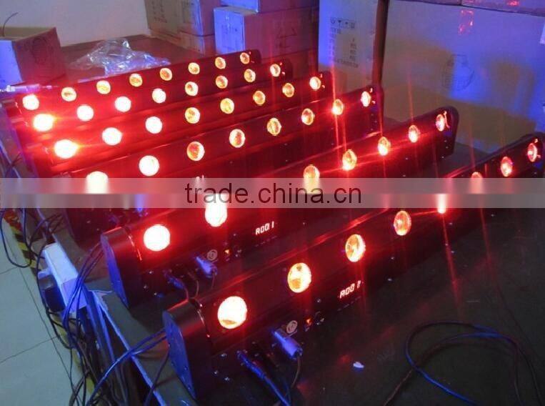 mini led pixel moving beam light / rotation bar 8*10W/ LED stage washer bar