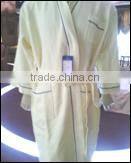 waffle pattern bath robe for men