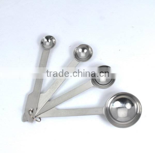 4 Pcs Set Stainless Steel Measuring Spoon(WT-B039)