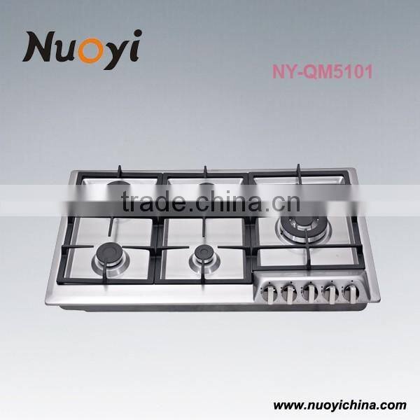 CE certificate factory price electric kitchen cast iron ceramic gas stove parts with battery ignition appliance