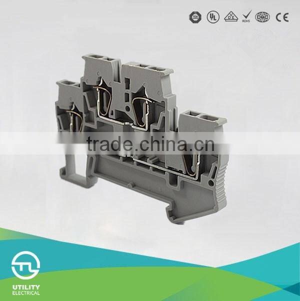 Double-layer Return-pulling Electric Terminal Blocks, Spring Type Electric Terminal Blocks