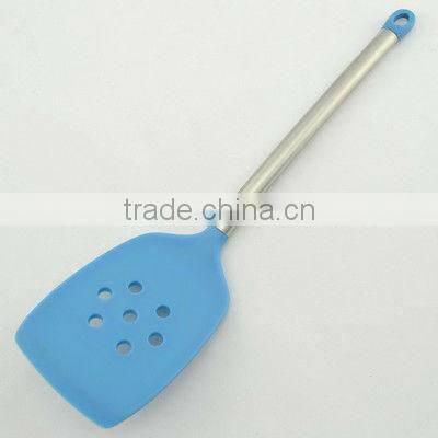 high quality silicone kitchen set/utensil with s/s handle