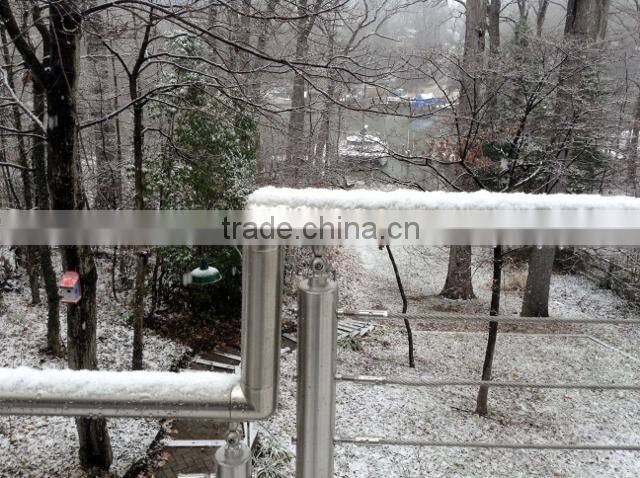 stainless steel balustrade/ balcony stainless steel railing