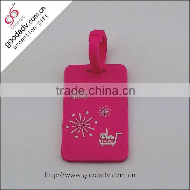 PVC travel tags / soft pvc luggage tag / plastic luggage tag for sale