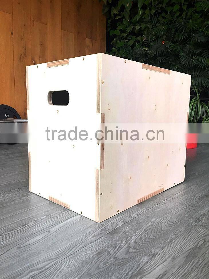 Dynomaster Plyo box plyometric jump boxes solid fitness wood plyo box