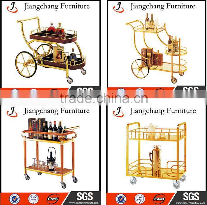 Hotel Articles 3-tier Liquor Serving Trolley JC-ZS16