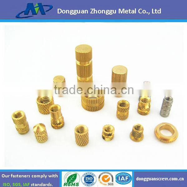 Precision straight grain insert nut M3