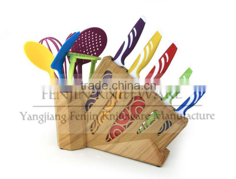 2015 New-matched Kitchen Knife Set with Knife Holder