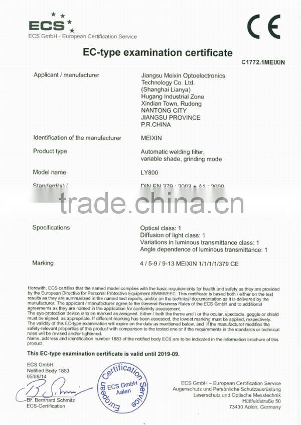 super quality custom auto darkening welding mask