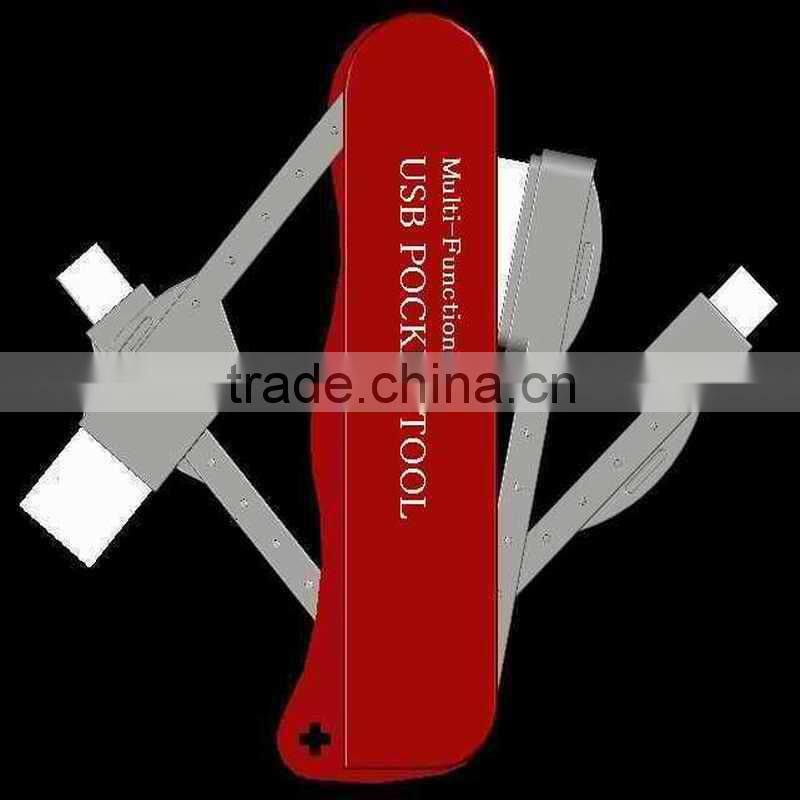 5 in 1 foldable usb charger for mobile Phones